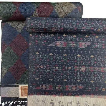 [ 옷감 ] 순수 실크  옷감 묶음 판매 2개 착장용 기모노 원단