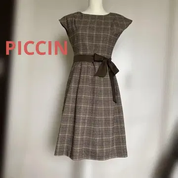 PICCIN 체크 무늬 원피스 사이즈 M