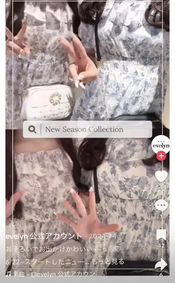 evelyn 스퀘어 프릴 꽃무늬 원피스