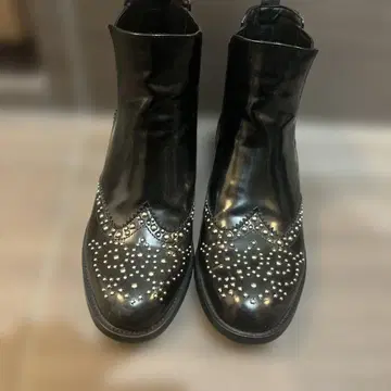 사이드 고어 스터드 부츠 23.5cm