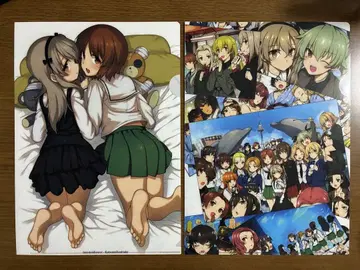 걸즈 & 판처 클리어 파일 2개 세트 버스 정류장 샤워 카츠라기 요시아키