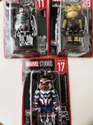 MARVEL 베어브릭 3세트 Happy 복권