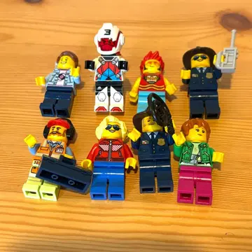 LEGO 레고 미니 피규어 8체 세트 묶음 판매 건설 경찰 등