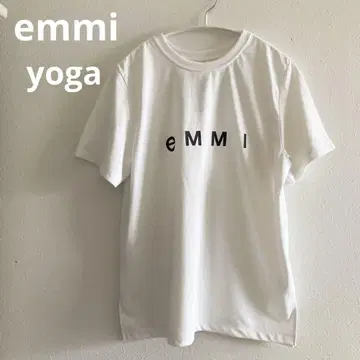 emmiyoga 에미요가 일본제 로고T셔츠 요가T셔츠 수분 흡수 속건성