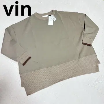 새상품 Vin 오버 사이즈 맨투맨 카멜 M 야마다야