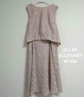 JILL BY JILLSTUART 전체 레이스 스커트 셋업 베이지