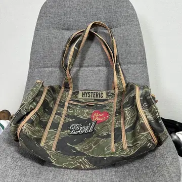 hysteric glamour 드럼 백 보스턴 백 타이거 카모