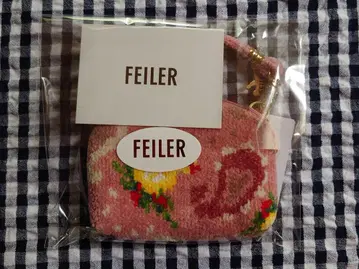 FEILER 긴자와 레이스 사이드 파우치 하이디 핑크 한정판
