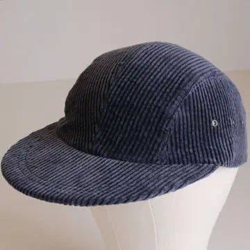 퍼플네이비 코듀로이 선페이드 4패널 캡 handcraft