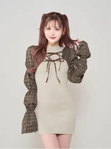 Darich 셔링 볼레로 미니 원피스