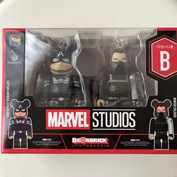 MARVEL 베어브릭 복권 B상 페어 박스