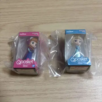 Qposket 디즈니 미니어처 컬렉션2 가챠가챠 엘사 안나