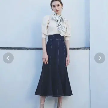 AND COUTURE 데님 머메이드 스커트