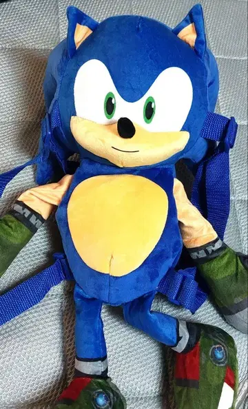 소닉 프라임 봉제 인형 백팩