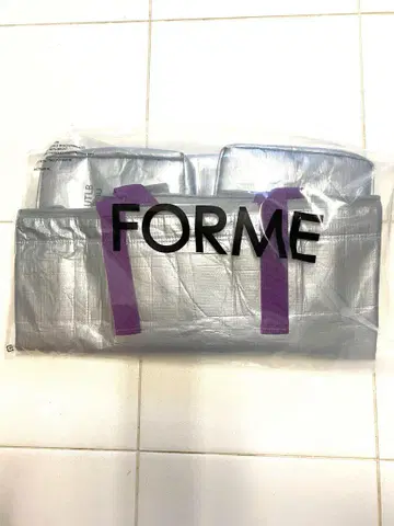 미사용 새상품 FORME 에어컨 백 라지 퍼플