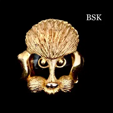 BSK 빈티지 브로치 푸들