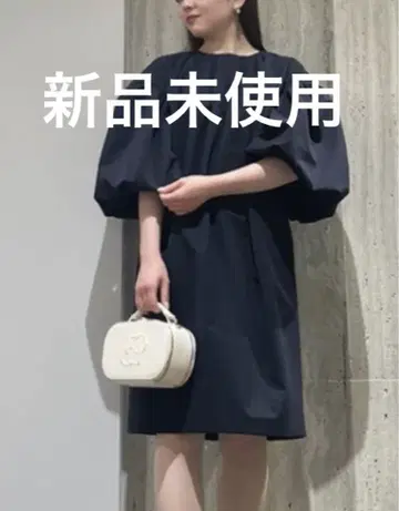 CELFORD 벨 슬리브 코쿤 원피스