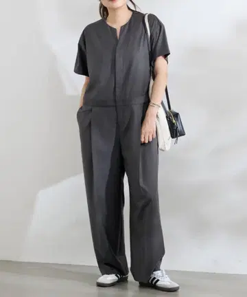 저널 스탠다드 클리어 트윌 하프 슬리브 올인원
