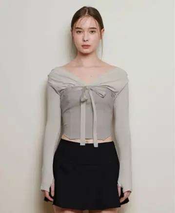 NOT YOUR ROSE Miu Top (Gray)