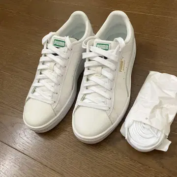 PUMA 스니커즈 바스켓 라이트 26 cm 화이트