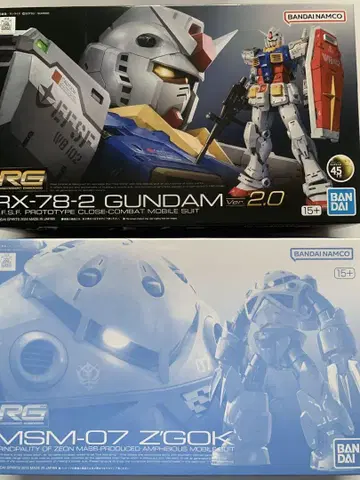 RG RX-78-2 건담 & MSM-07 즈곡
