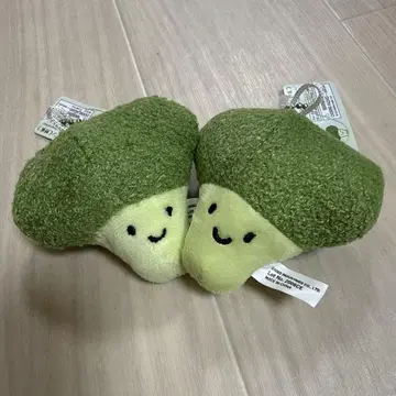 다이소 키체인 브로콜리 키링 2개 세트