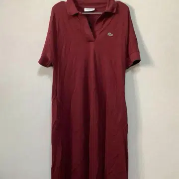 LACOSTE 릴랙스 핏 피케 폴로 드레스