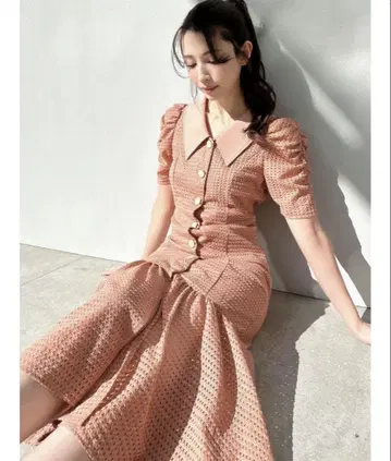러셀 머메이드 원피스 [ 오렌지 WEB 한정 컬러 ]