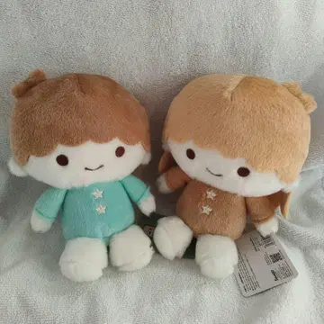 미사용 택 포함 키키 라라 앉은 봉제 인형 산리오 팬시 레트로