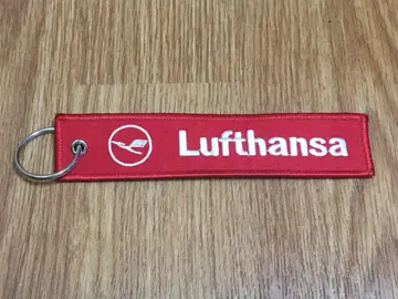Lufthansa 키링 빨간색 REMOVE BEFORE FLIGHT