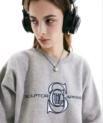 SCULPTOR APPAREL 그레이 맨투맨 트레이닝복 Ssmall