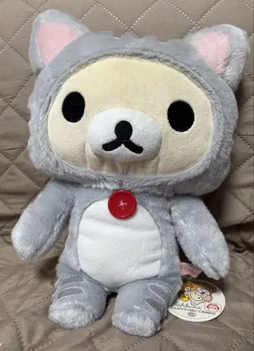 코리락쿠마 고양이 코스튬 봉제 인형 약 30cm