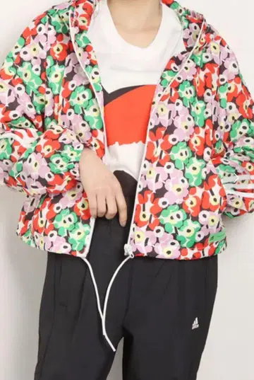 adidas marimekko 아디다스 마리메꼬 후드 부착 점퍼