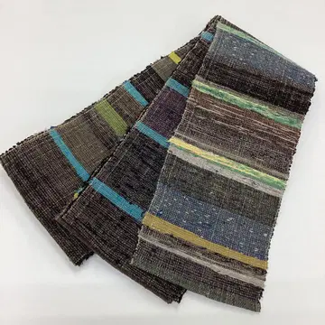 중고품, 한폭, 직조 오비, 순수 실크 P540