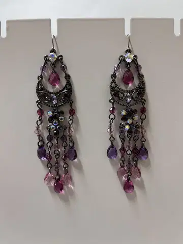 ANNA SUI 안나수이 핑크 귀걸이