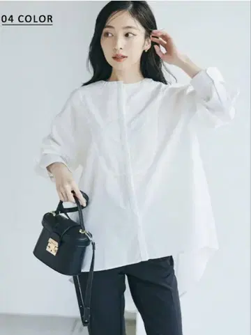 베이스먼트 온라인 여성용 상의 셔츠 새상품 미사용 택 포함 화이트