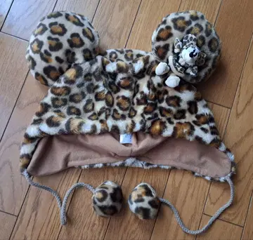 디즈니 미니 레오파드 무늬 팬캡