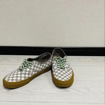 vans 체커보드 디자인 스니커즈