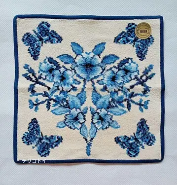 FEILER 페이러 손수건 루몬드 블루 30cm x 30 대형 새상품