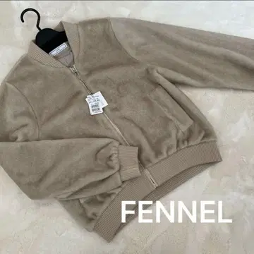 미사용 새상품 [ FENNEL ] 집업 자켓 베이지