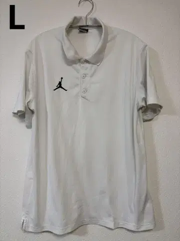 조던 DRI-FIT 조던 피케 셔츠 L 화이트
