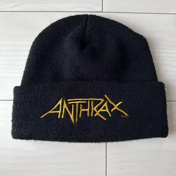 anthrax 비니 1992 니트 모자