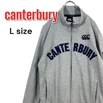 캔터베리 풀 집업 맨투맨 트레이닝복 L 그레이 CANTERBURY