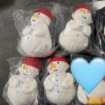 핑구 PINGU 봉제 인형 2 가챠 눈 달마 x 4