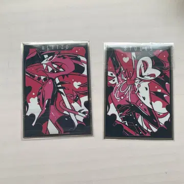 헬바 보스 스트라스 블리츠 메탈 카드 Helluva Boss