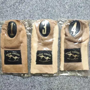 GENUINE KANGAROO 골프 클럽 커버 1 3 4 세트