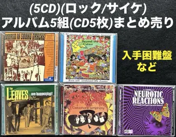(5CD)(락/사이키델릭/기타) 앨범 5종 세트 (CD 5장) 묶음 판매
