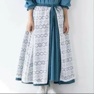 kazumi x SM2 리버서블 롱 스커트 블루 새상품 스커트