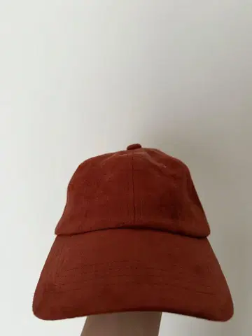 오렌지 스웨이드 캡 조정 가능