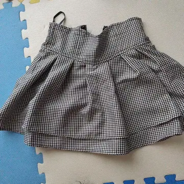 미셸 마카롱 하운드투스 체크 패턴 XS